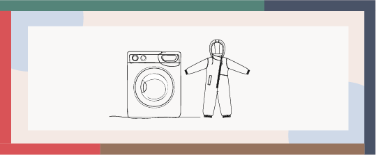 Tvättråd för vinteroveraller