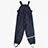 Mikk-Line regnställ med hängslen blå, byxor