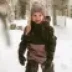 Lila/svart